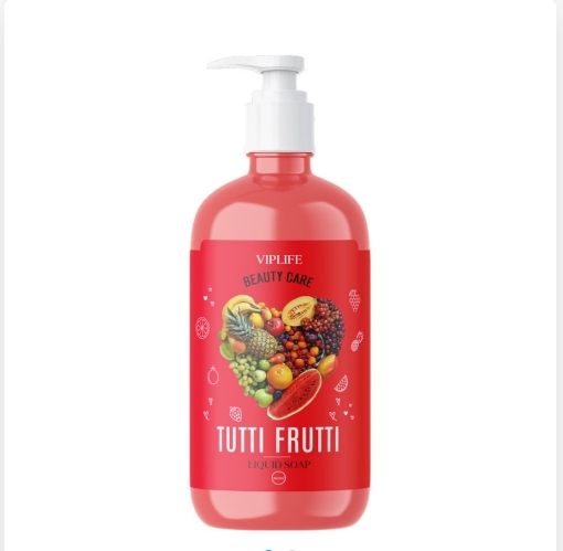 VIPLIFE BEAUTY CARE Maye sabun "Tutti Frutti" 460 ml resmi